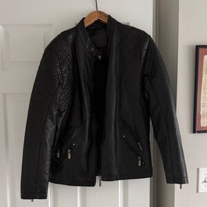 Black Quilted Men's Jacket